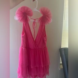 Storia Hot Pink Mini Dress